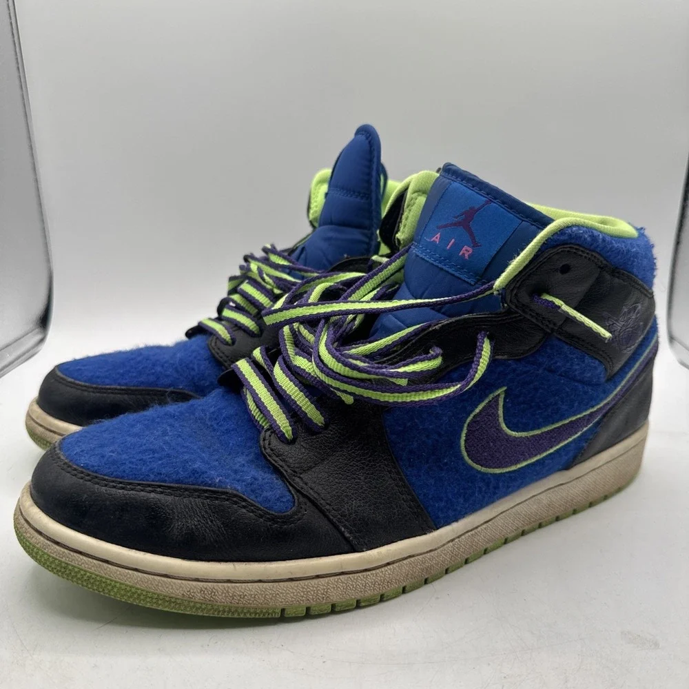 Nike Men's Jordan 1 Mid Bel Air 2013 Fuzzy - 633206-040 - Size 10.5 - VERY RARE‎